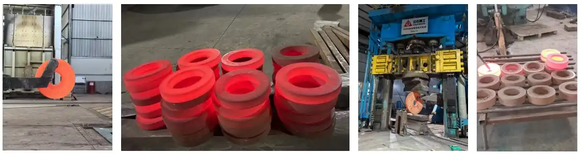 Production Process of Titanium Forged Rings