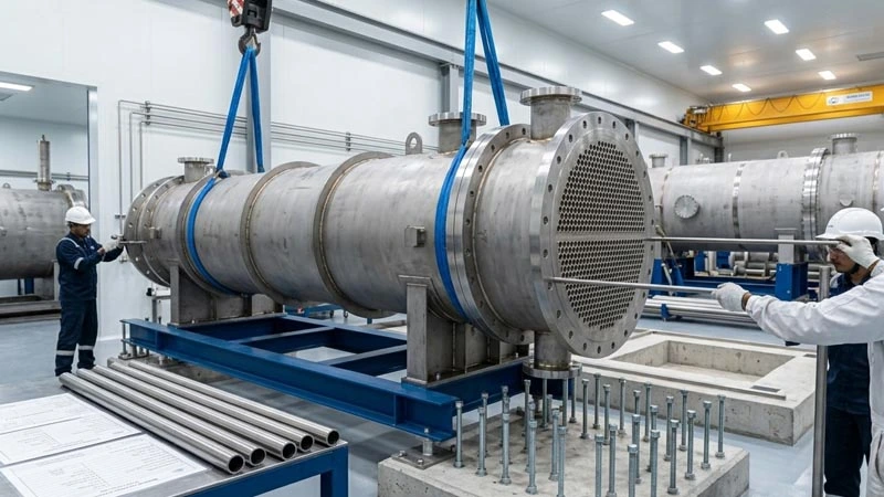 Titanium tubes for heat exchangers and condensers